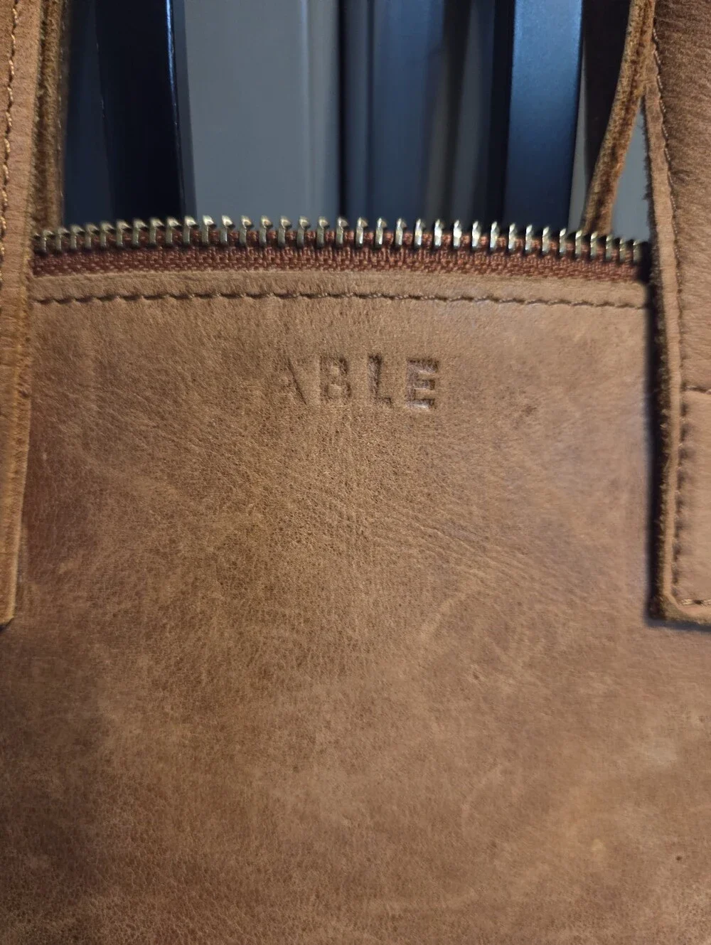ABLE Crossbody Leather Tote